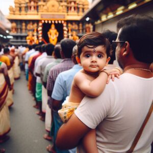 Infant Darshan in Tirumala